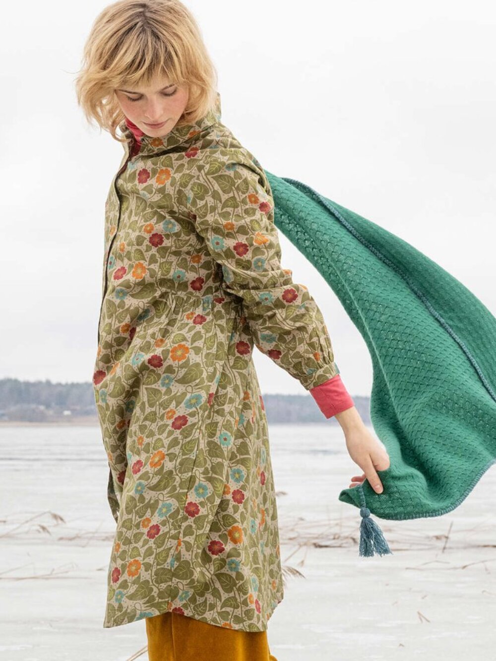 GUDRUN SJODEN Organic Cotton Dress XL - Curated By Rua'h Kibriya
